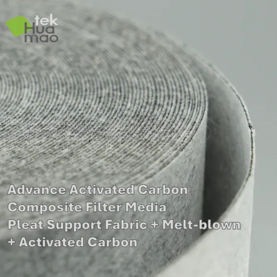 1300 iodine activated carbon cabin filter media cloth