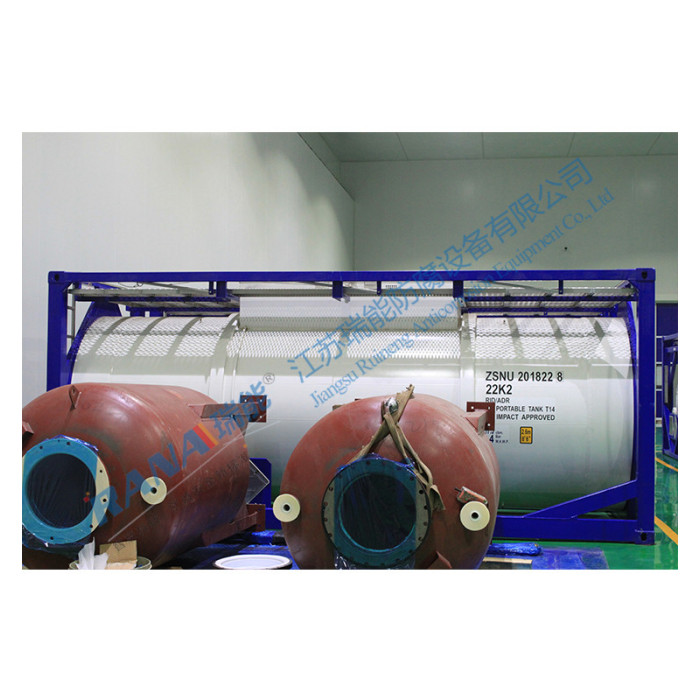 আস্তরণের ফ্লুরোপ্লাস্টিক PVDF শীট সহ ISO ধারক