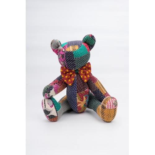 Patchwork Yi Nakış El Yapımı Oyuncak Ayı Bebek