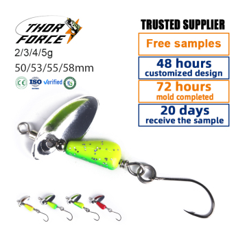 THORFORCE New Arrival Metal Bait OEM 2-5g Fishing Spinner Jig Lure Spoon Wobbler