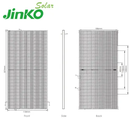 Jinko 540W Monocrystalline Bifacial Module Solar Panels: High-Efficiency Solar Energy Solutions