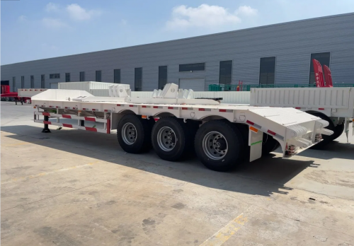 3 Axles Lowbed Semi Trailer