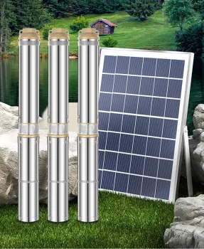 Solar Water Pump System: 36V 3-4 Inch Submersible Pumps 300w-500w
