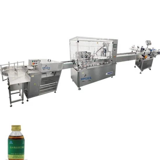 500ml Glass Infusion Water Bottle Filling and Capping Machine