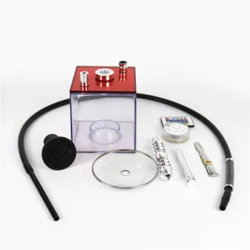 Cheap Plastic Box Shape Shisha Acrylic Led Light