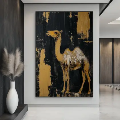 Modern Art Camel Canvas Wall Art and Prints