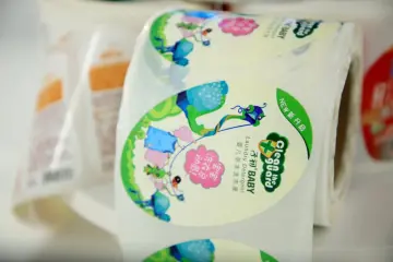 Custom Colorful Vinyl Roll Product Adhesive Labels Stickers
