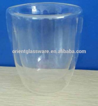 High Quality Double Wall Glass Coffee Cup