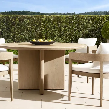 Outdoor Dining Set: Round Table and Chairs for Events and Restaurants