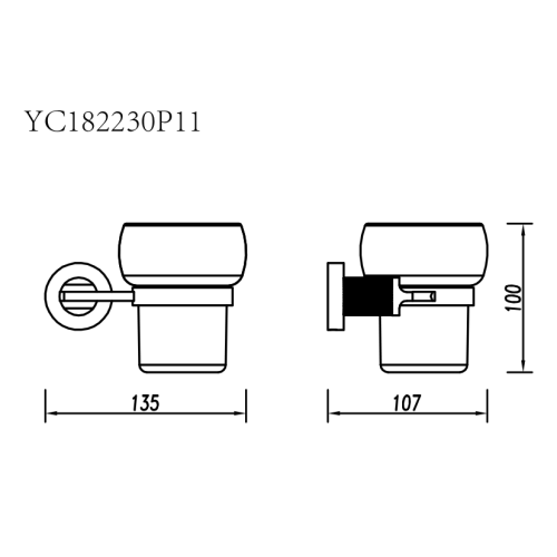 China Flora Toothbrush Holder Bathroom Supplier