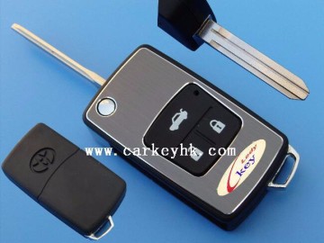 Novel Item &Promotion Modified toyota remote key shell with 3 button for Camry, Crown and Carola for toyota hilux