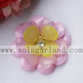 Handmade Christmas Decoration Artificial French Bead Flowers 54MM