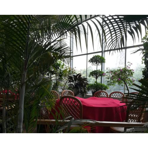 Ecological Restaurant Leisure Glass Greenhouse
