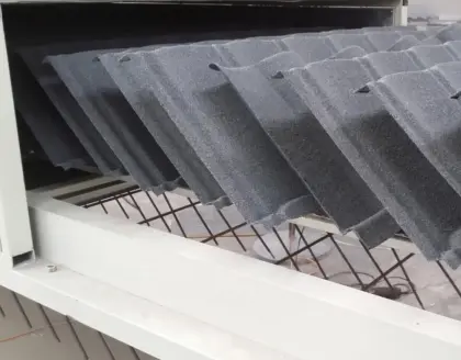 Metal stone roofing tile making machine