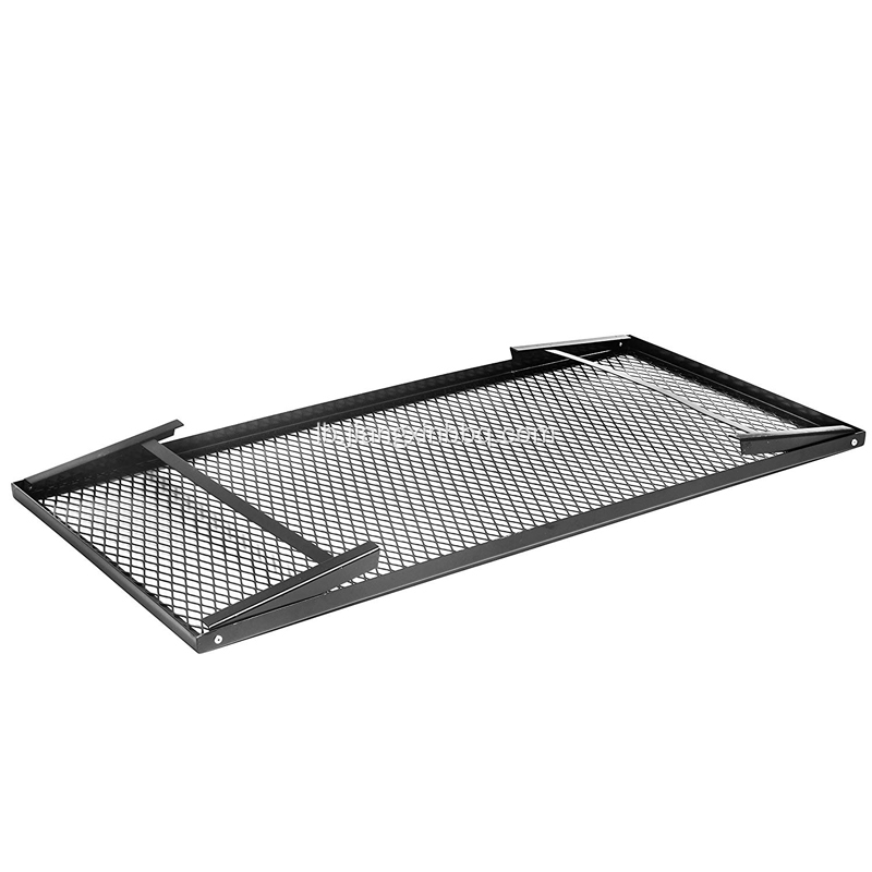 Portable Campfire Grill Stand mat ausklappbare Been