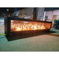 Gas insert fireplace available traditional log set