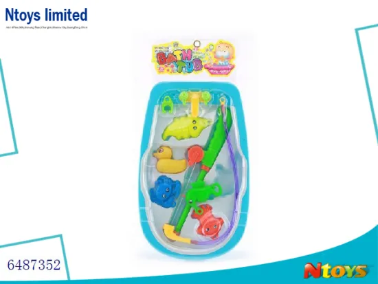 6487352 INFANT TOYS BATHTUB WITH FISHING SET