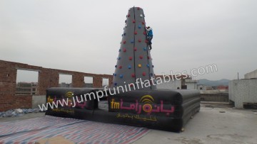 commercial grade inflatable climbing wall for hot selling