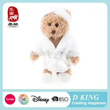 Bath clothe shitting teddy bear plush bear brown bear