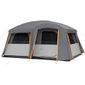 Esterno di 10 persone grigie grandi camite tenda cabina