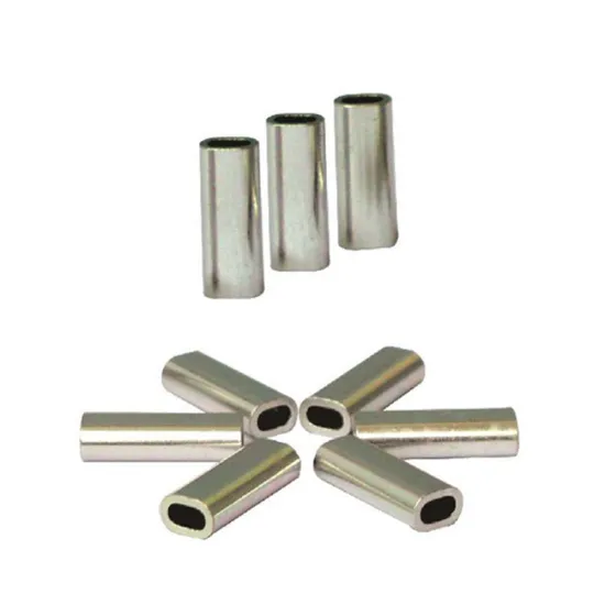 1000pcs Single Barrel Crimp Sleeves for Fishing Tackle and Wire Rope