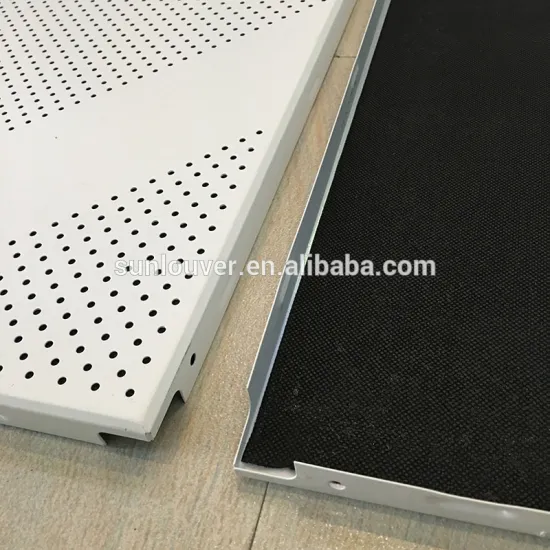 2x2 Perfortated aluminum acoustic ceiling tile