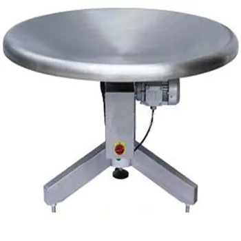 304 Stainless Steel Finish Rotating Packing Table for System Machine