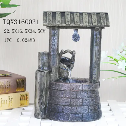 Handmade Polyresin Pet Drinking Water Fountains for Sale