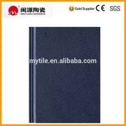 Building material ceramic tile Glazed clay flat roofing tile best selling products roof tile