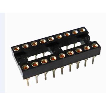 2,54 mm Circuit intégré à double ligne (IC) Connecteur DIP droit (H = 3 L = 7,4)