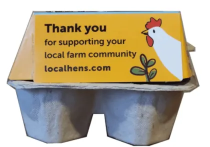 Hybrid 12-Egg Carton for Fresh Egg Storage