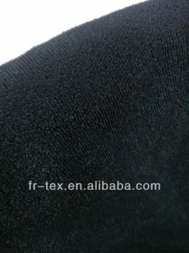the knitted spandex nylon loop material