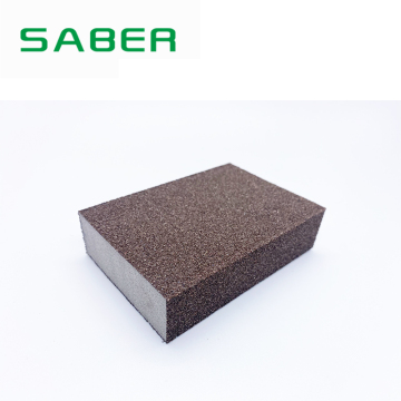 SABER Square Sponge Buffing Pad P60-P320 with Hard Cutting & High Gloss Sanding Hardware Machinery