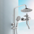 Ensemble de robinet de douche de salle de bain murale exposée de haute qualité