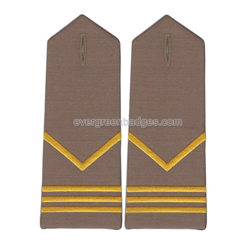 Gold Bar Custom bordados bordados Epaulettes