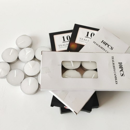 Wholesale 10 Pack Tea Light 4 Hour Candles