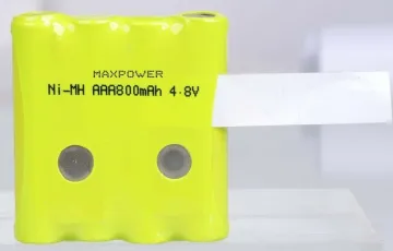 Cell Phone Batteries Nimh Battery Packs Aaa800mah 4.8v , Flat Battery Pack