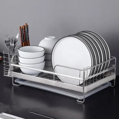 Stained-water rack steel dishes rack drying bowl rack