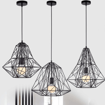 Vintage Industrial Bird Cage Pendant Light with Arabian Hanging Lamp