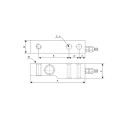 Célula de carga de viga de cizallamiento Animal Scale 5T