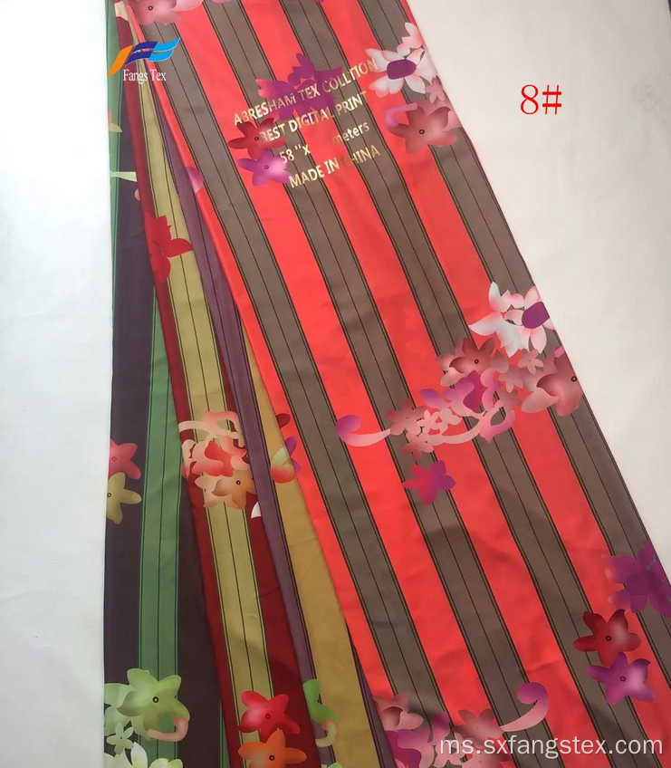 Bangladesh 100% Kain Sifon Cetak Digital Polyester