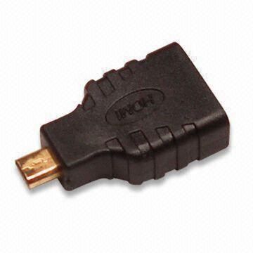 Micro HDMI adattatore maschio a HDMI maschio con 24K Gold Plating e pieno di rame connettori