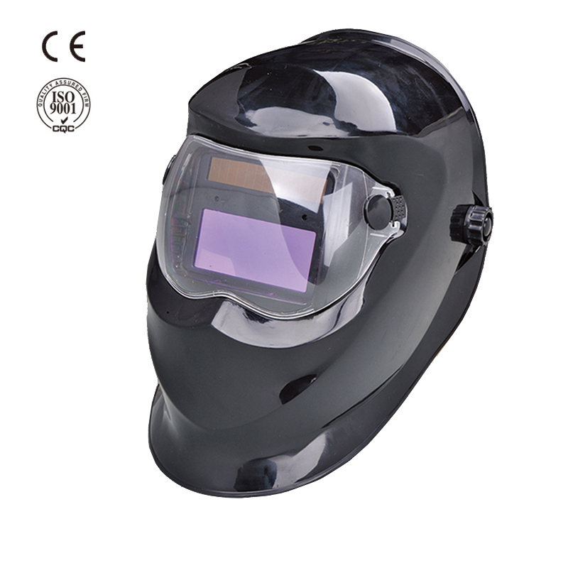 Solar welding helmet auto darkening