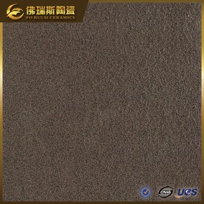 Item:FSR609 Dark Brown Porcelain Liquid Floor Tiles 60x60 cm