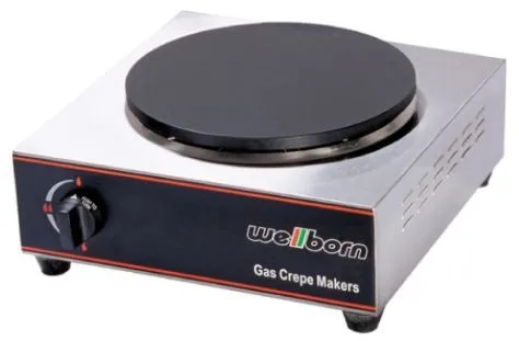 Gas crepe machine