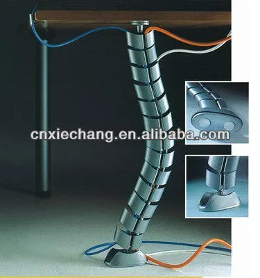 ABS plastic silver Office Cable Organizer