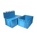 Hinged Lid Moving Turnover Box Reusable Plastic Crate