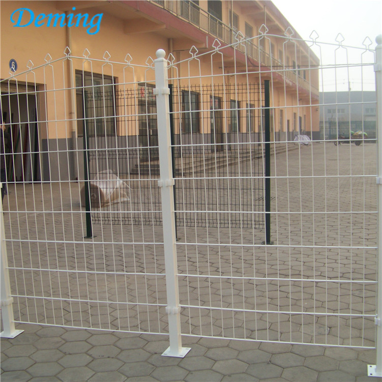 PE Coated Newest Design Metal Prestige Double Wire Fence