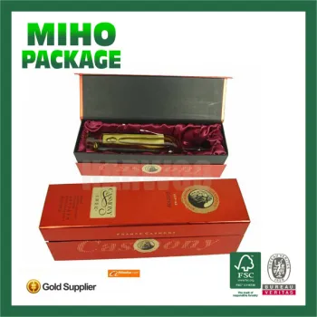 custom printed wine color box