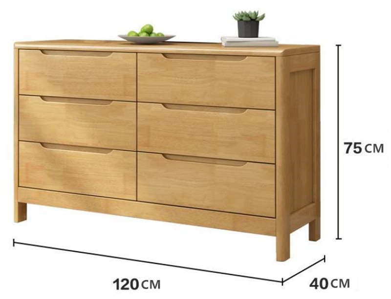 High Quality Wood Storage Cabinet with Drawers